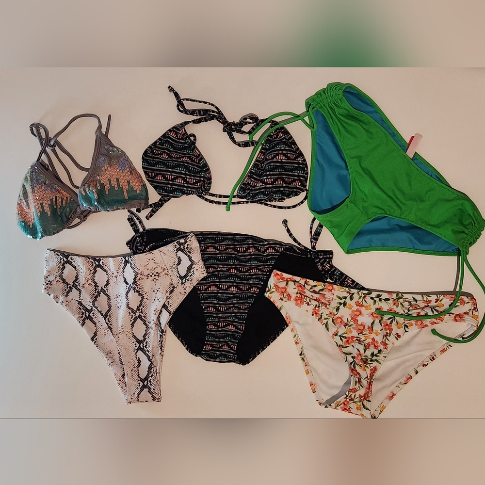 Women's Bikini Swimsuit Bundle - 6 Items